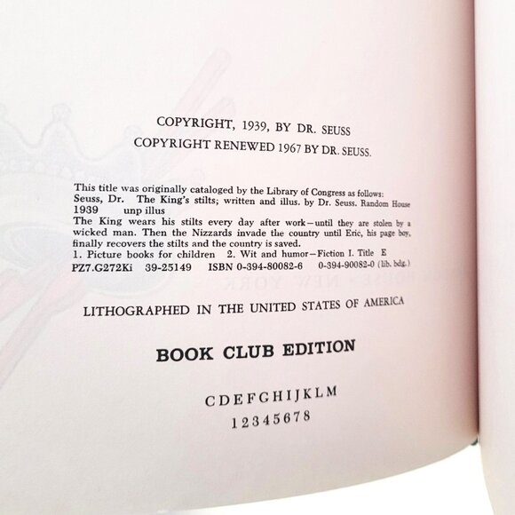 Dr Seuss Vintage Matte Hardcover Books Lot 3 - Picture 5 of 16